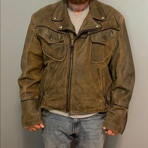 Harley Davidson- Leather motorcycle jacket